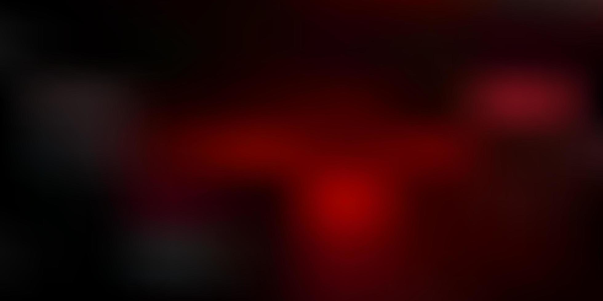 Dark red vector blurred background.