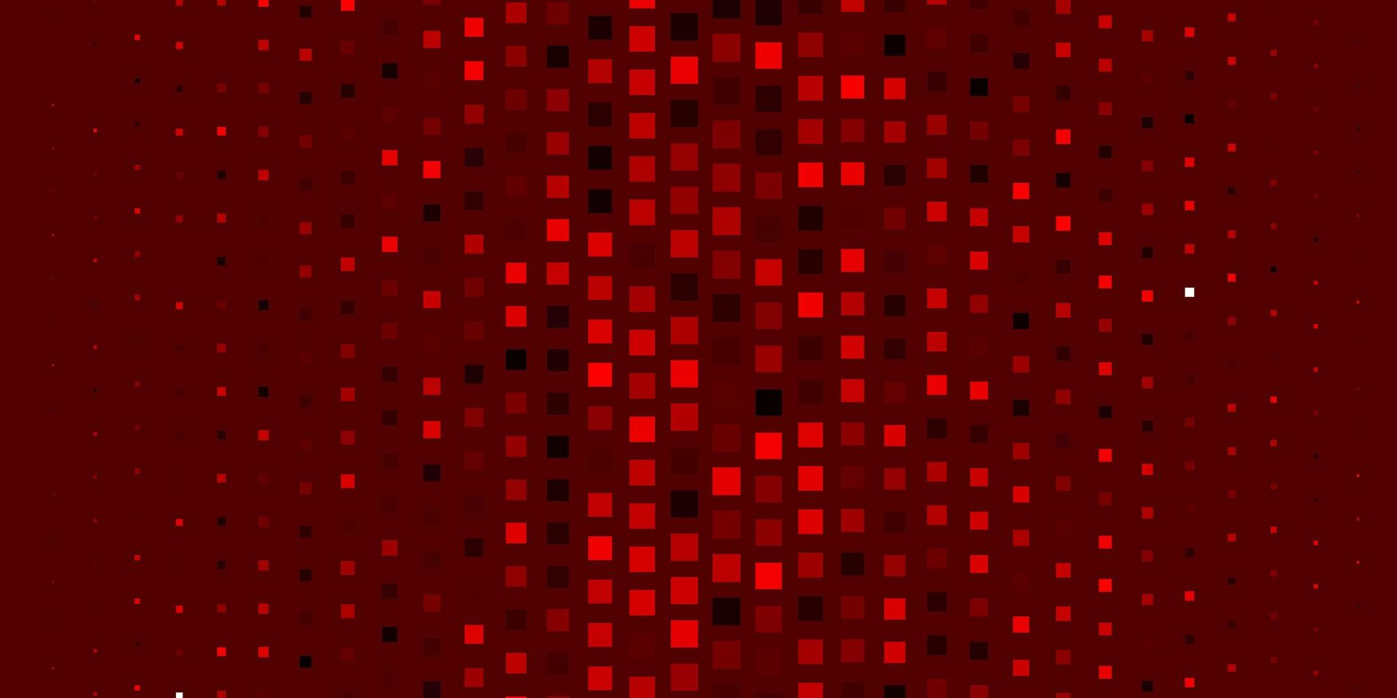 Dark Red vector template with rectangles.