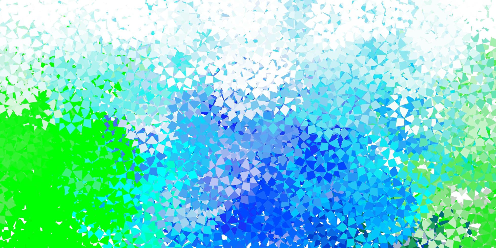 Light blue vector texture with triangular style. 1962104 Vector Art at