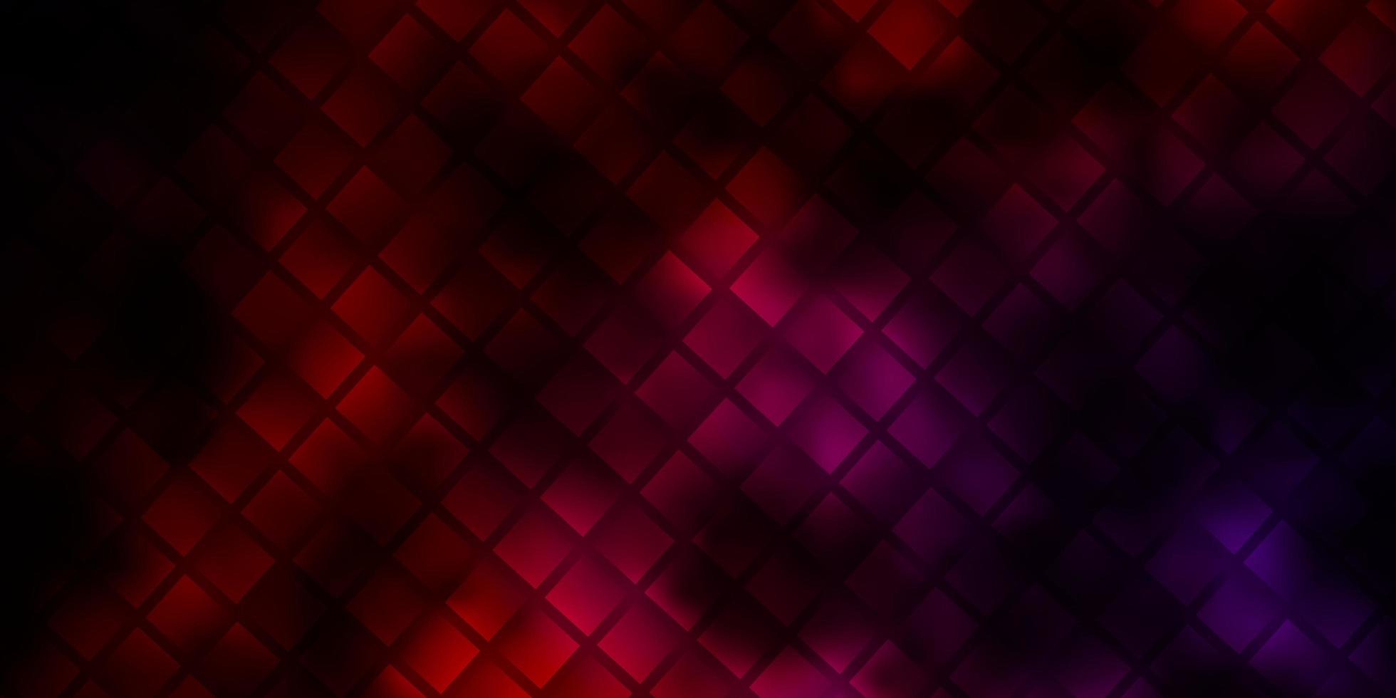 Dark Pink, Red vector background with rectangles.