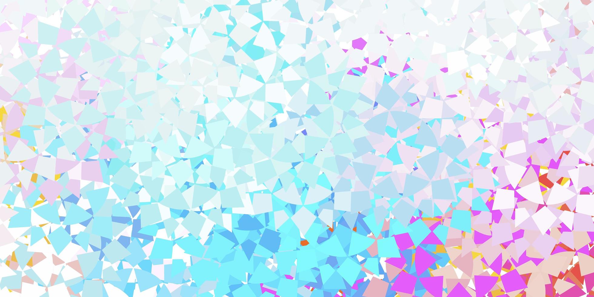 Light blue vector texture with triangular style.