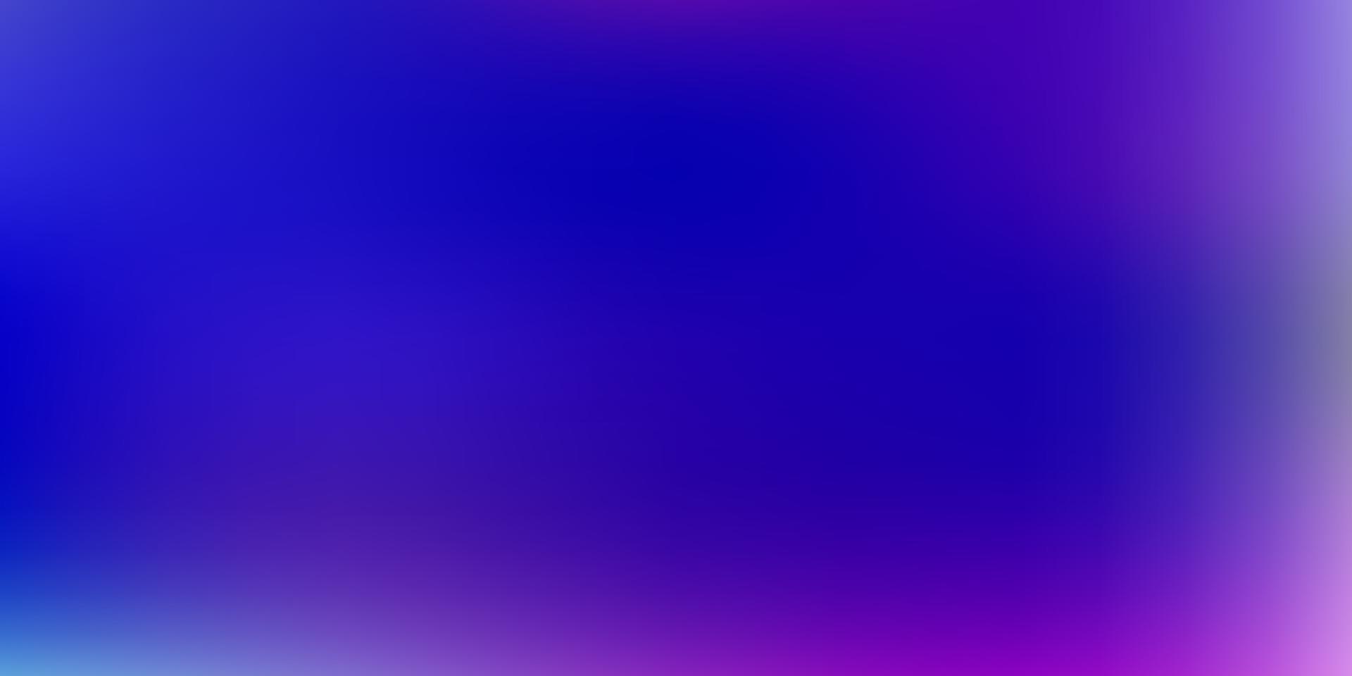 textura de desenfoque degradado vector rosa claro, azul.