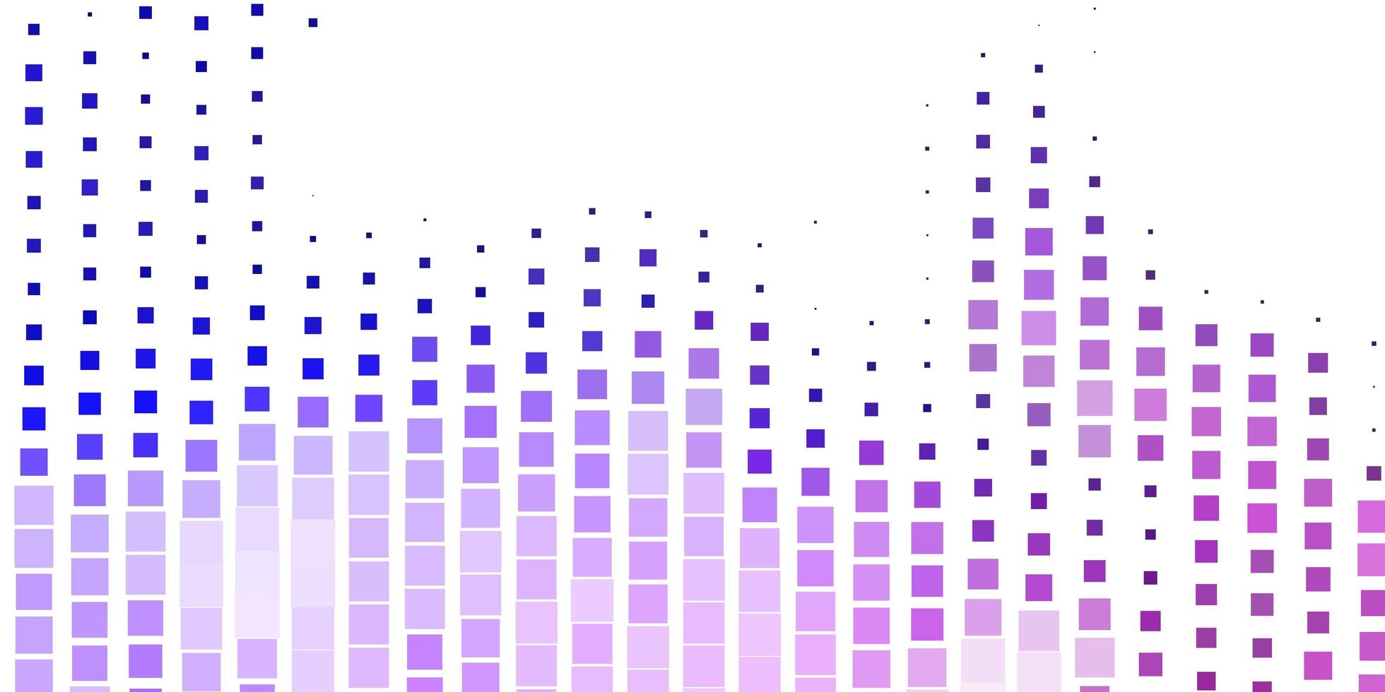 textura de vector púrpura claro en estilo rectangular.