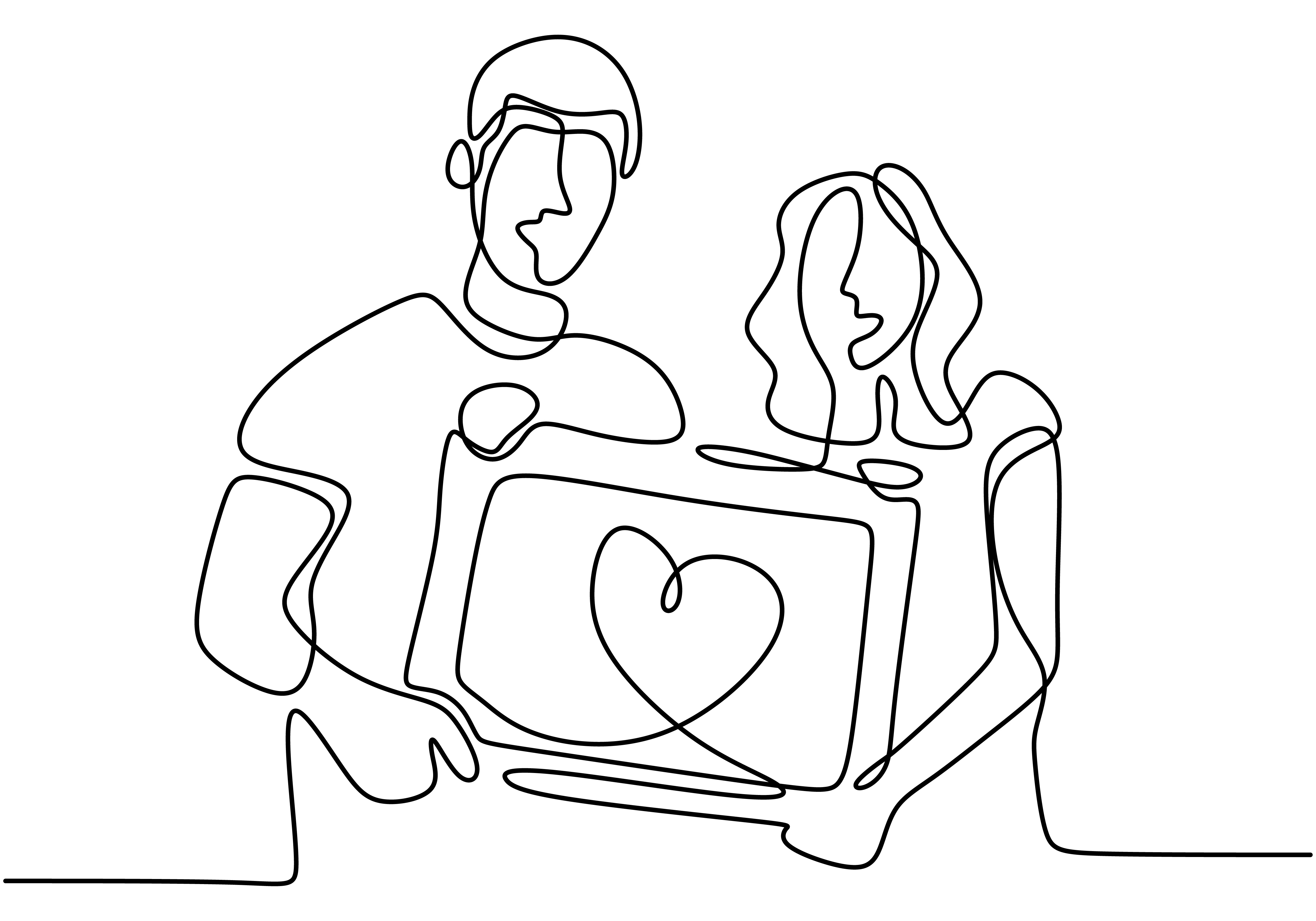 pic Drawing Romantic Drawing Lover vecteezy