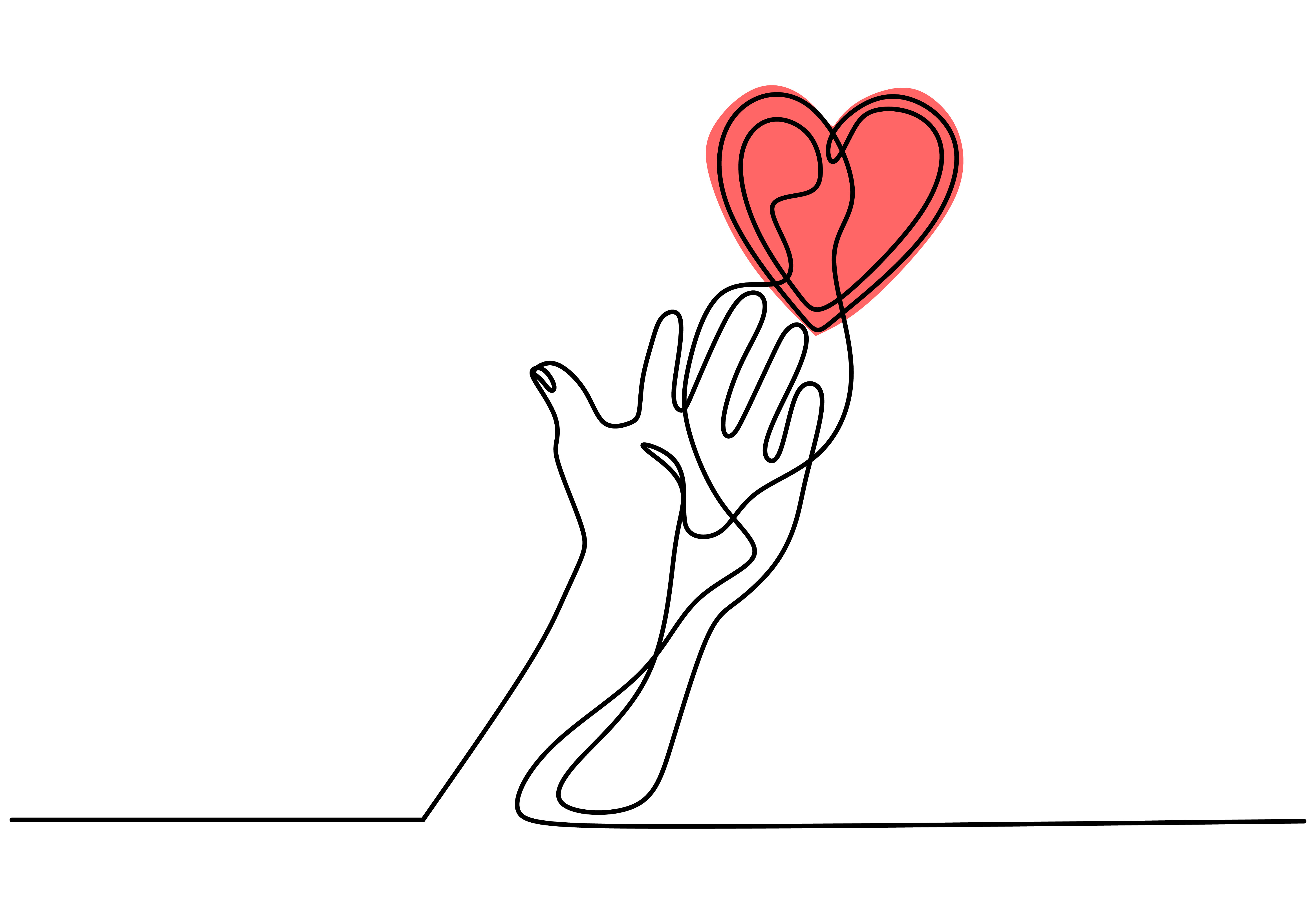 Hand With Heart Love Symbol Continuous Line Drawing Romantic One Hand Drawn Sketch Vector Illustration Vector Art At Vecteezy Hand With Heart Love Symbol Continuous Line Drawing Romantic One Hand Drawn Sketch Vector Illustration Vector Art At Vecteezy