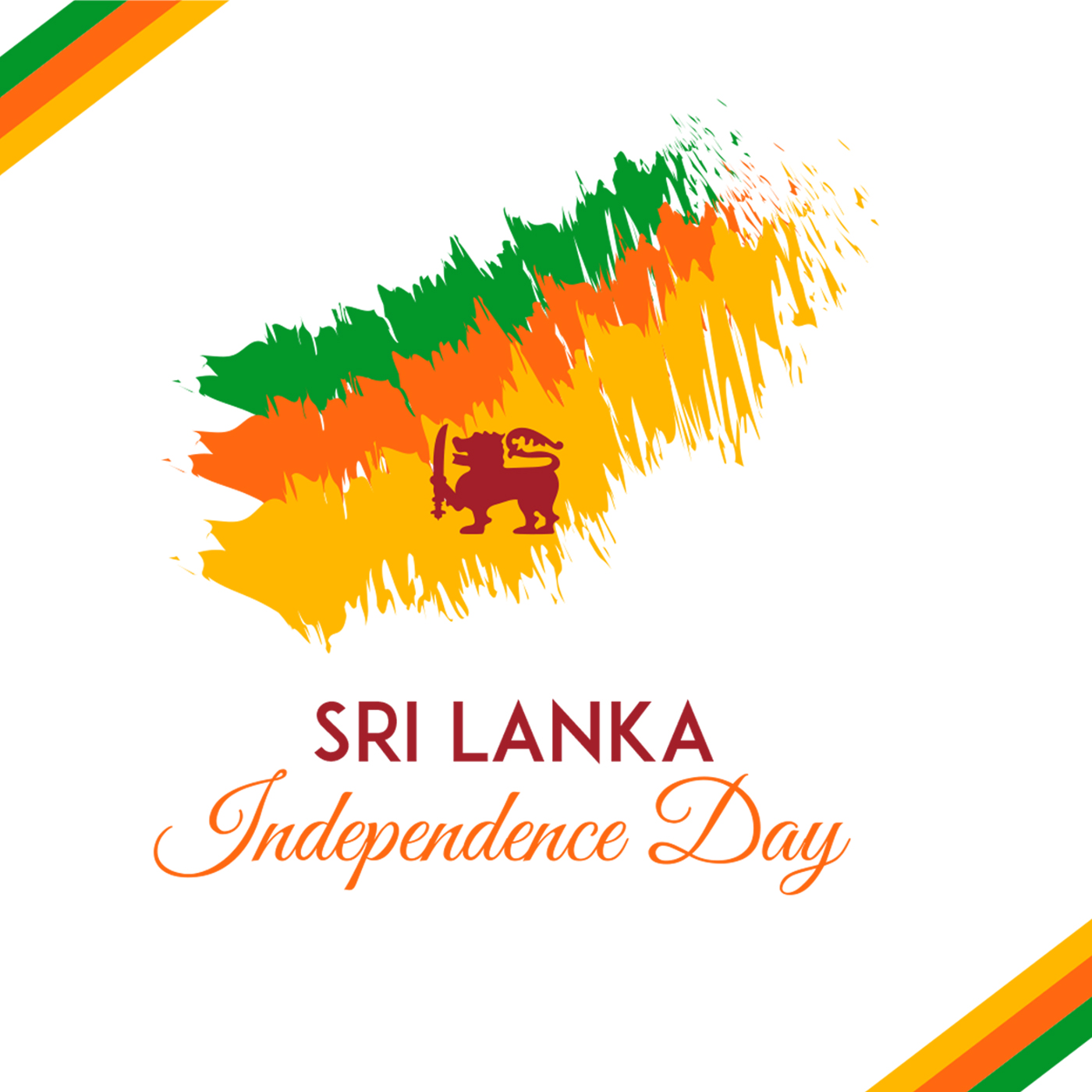 Sri Lanka Independence Day Vector Art, Icons, and Graphics for Free