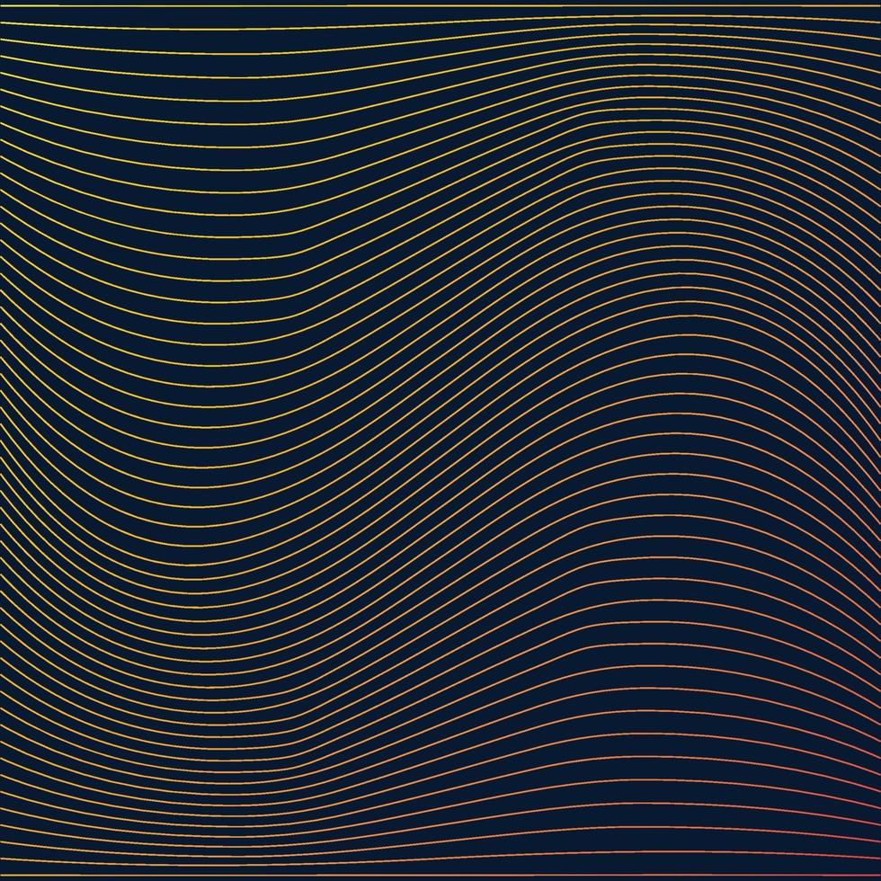 Abstract wave element for design. Stylized line art background. vector