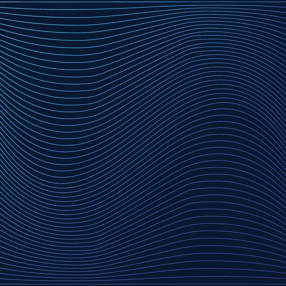 Abstract wave element for design. Stylized line art background. vector