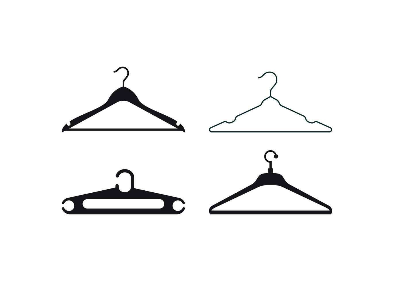 Cloth hanger icon design template vector isolated illustration