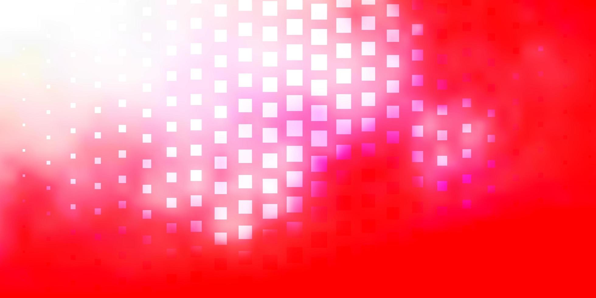 Light Red vector background with rectangles.