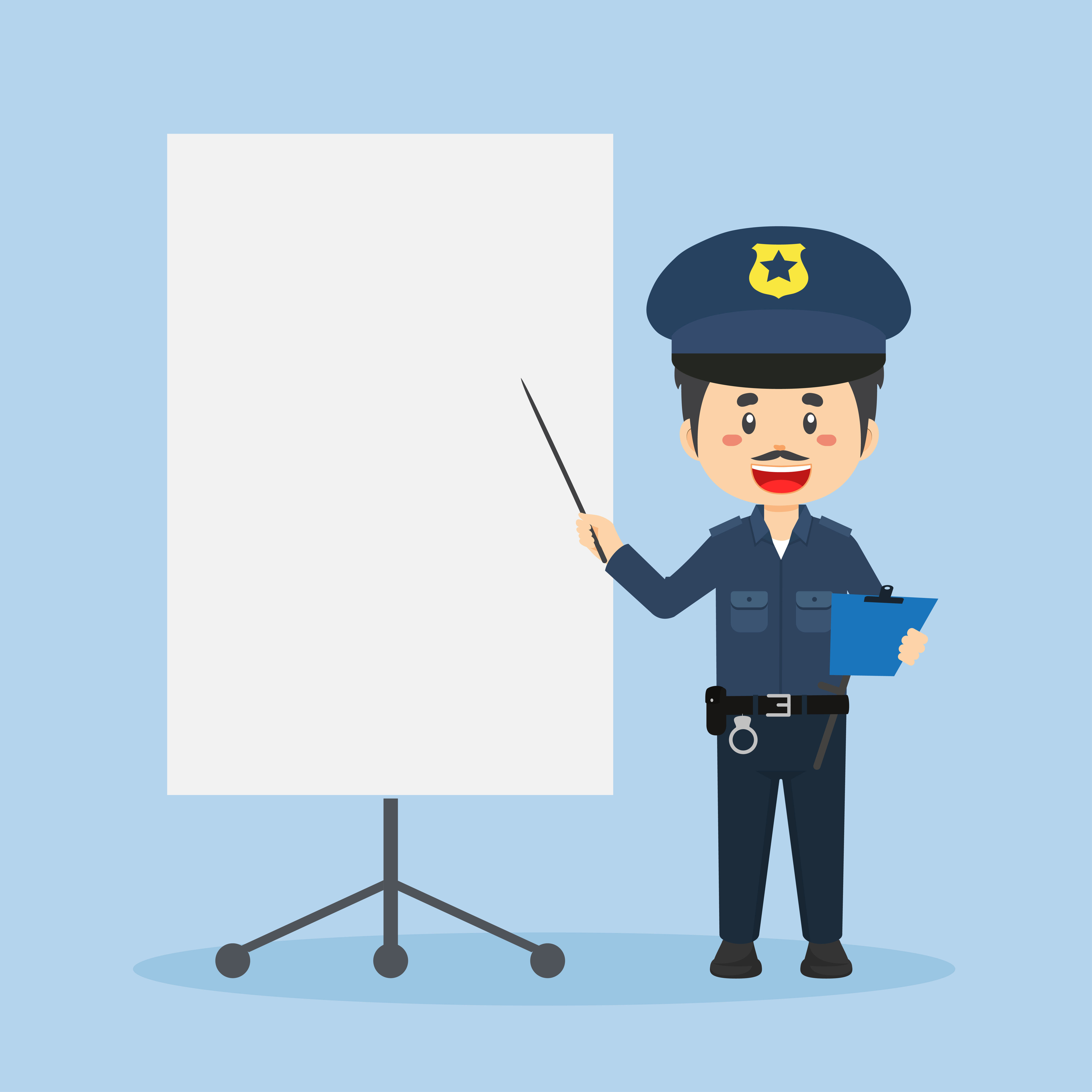 Police Character with Blank Board 1963403 Vector Art at Vecteezy Police Character with Blank Board 1963403 Vector Art at Vecteezy