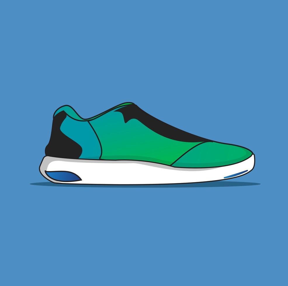 ilustración de diseño plano de zapatos vector