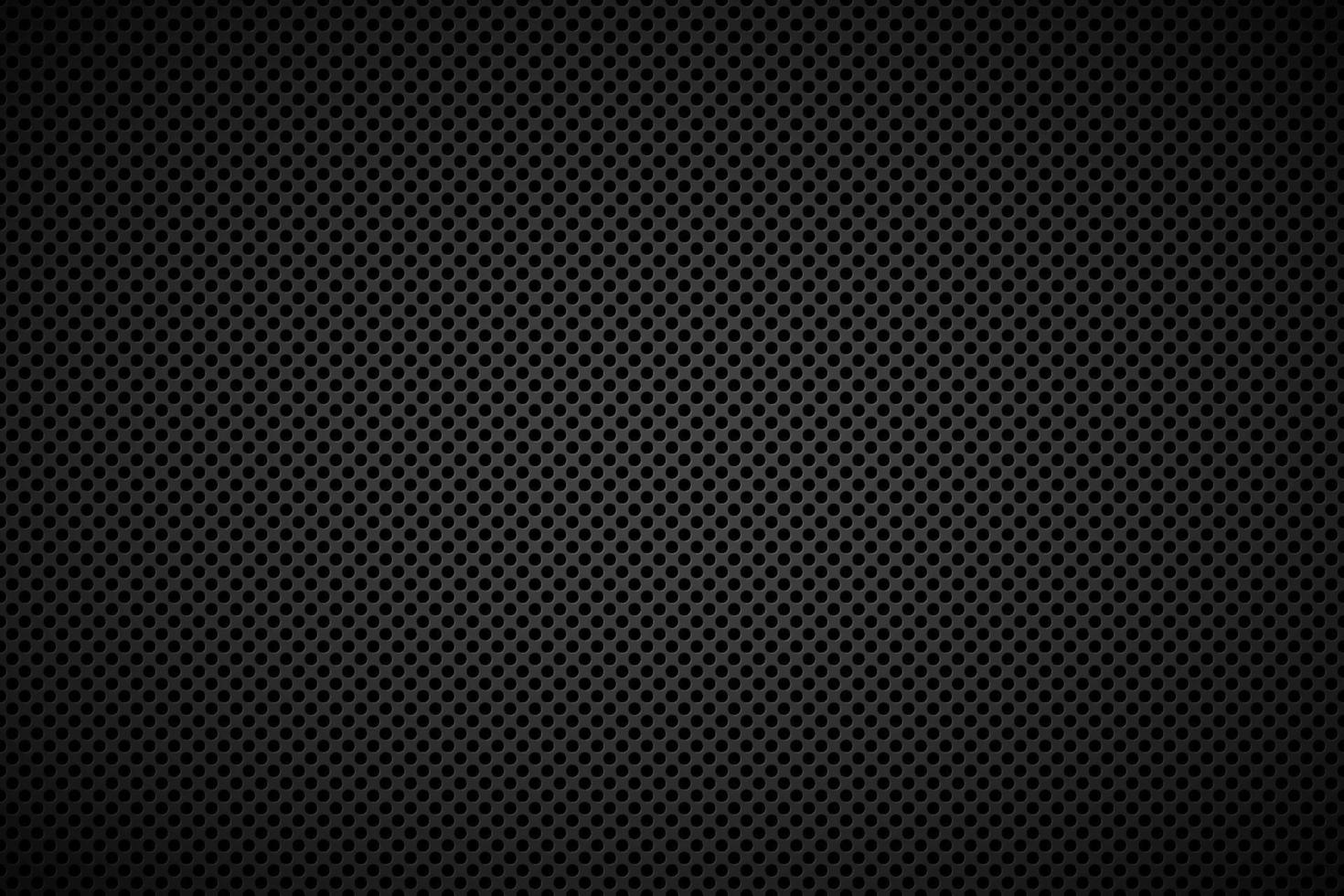 Perforated black metallic background. Abstract stainless steel background vector illustration