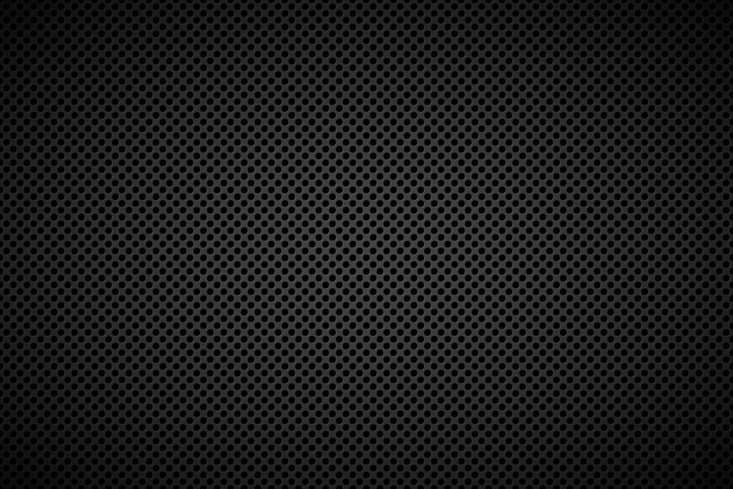 Perforated black metallic background. Abstract stainless steel background vector illustration