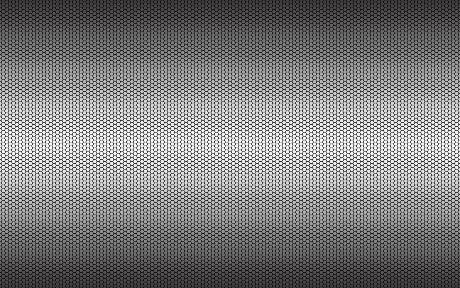 Modern simple grey geometric hexagonal background. Abstract black metallic polygonal background. Simple vector illustration
