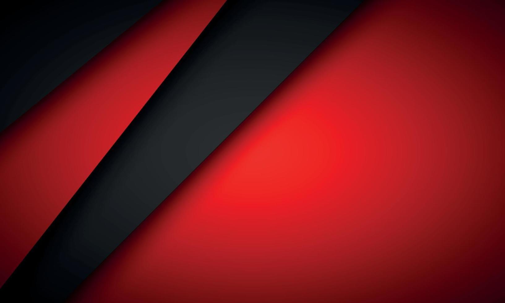 Black and red overlap layers background. Modern material design background. Vector illustration corporate template