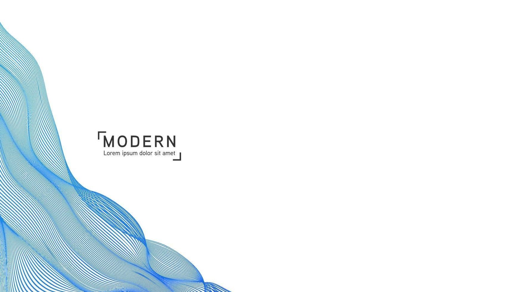 Abstract Colored Wave on Background. Vector Illustration.