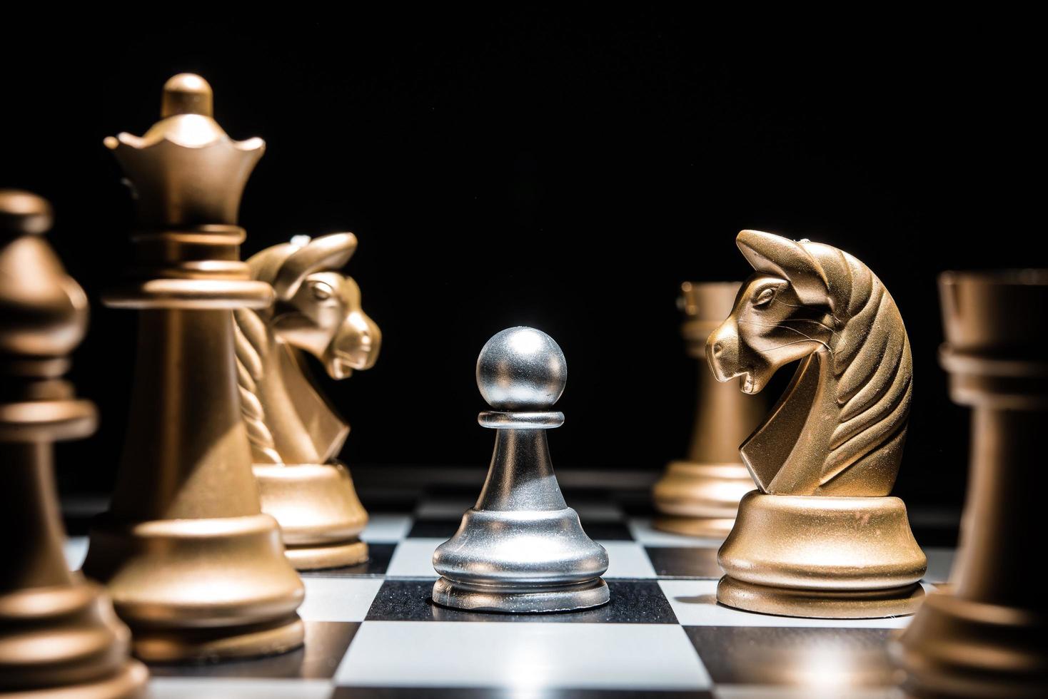 Chess battle game photo