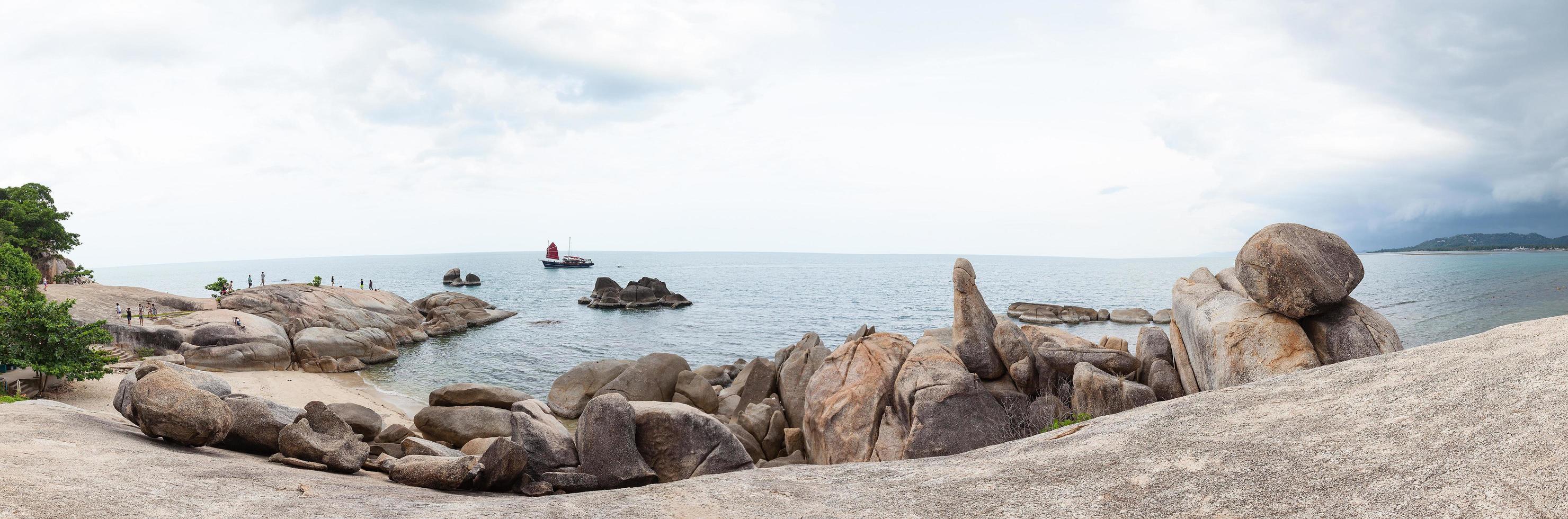 Grandfather Rock beach in Koh Samui photo