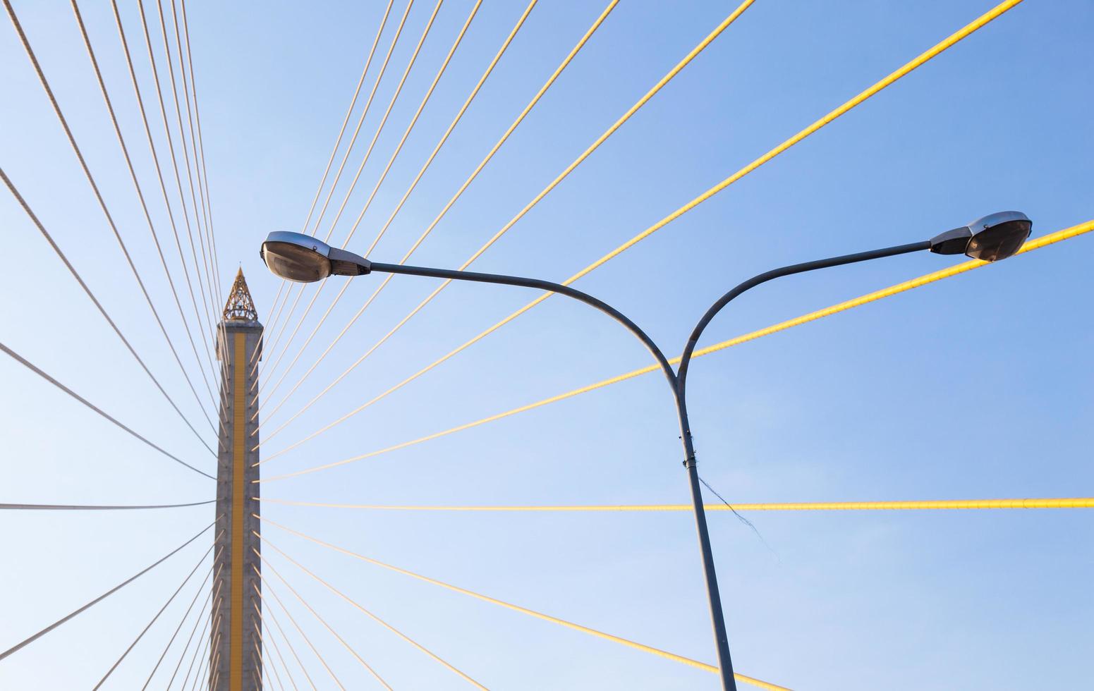 Lamps on the Rama VIII Bridge photo