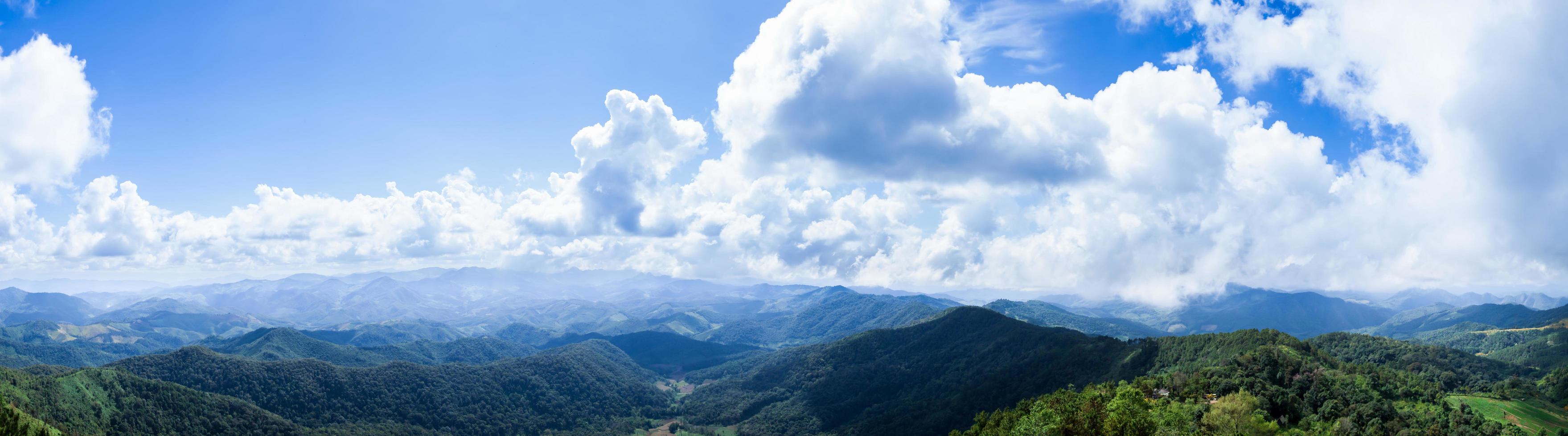 Mountains and sky photo