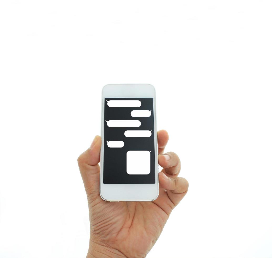 Text message mock-up photo