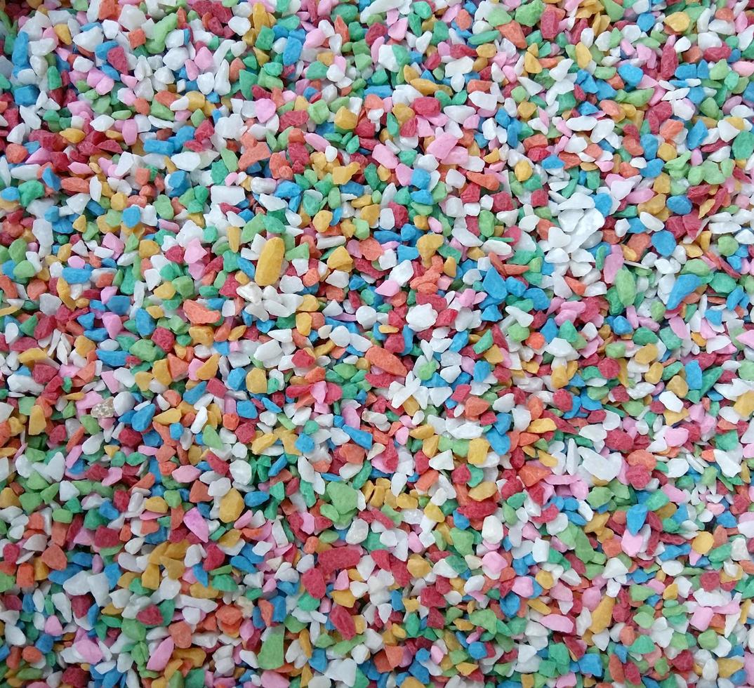 Colorful pebble rocks photo