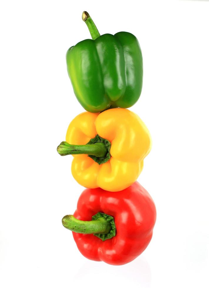 Colorful bell peppers photo