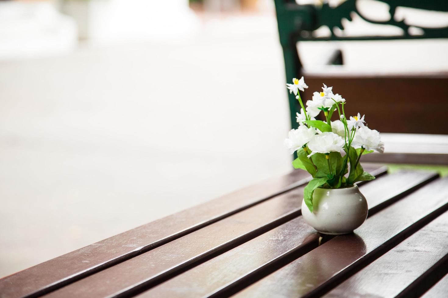 Flowers in vase photo