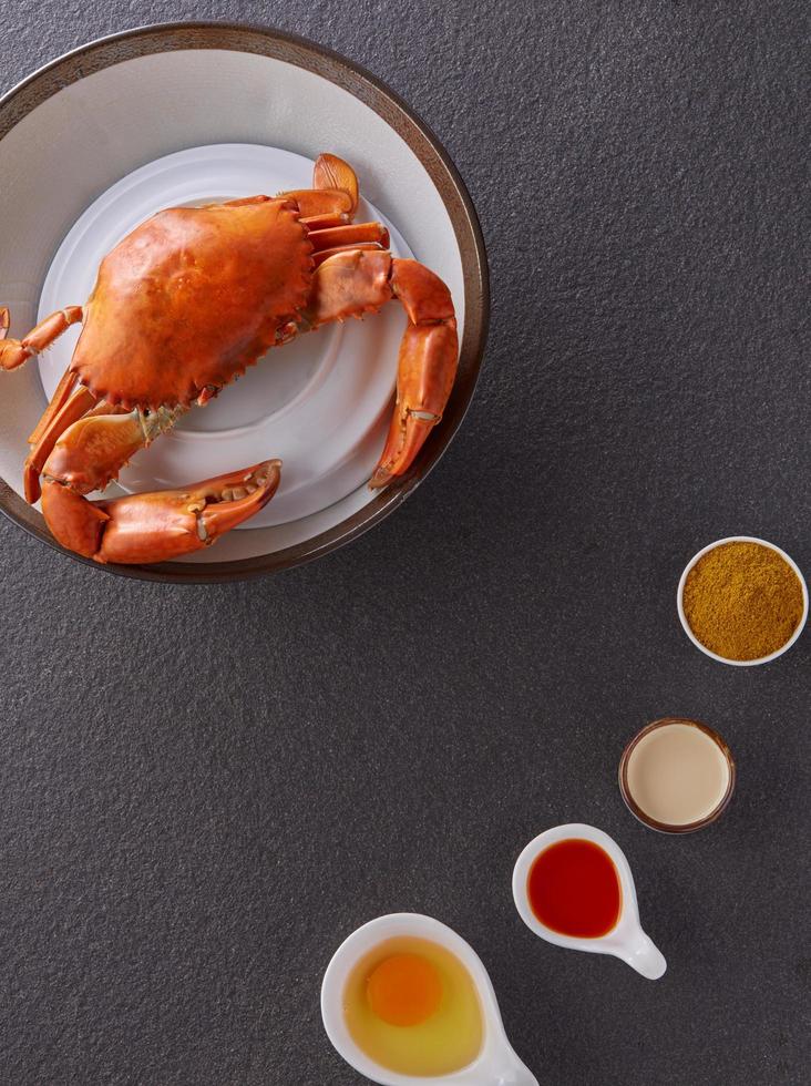Crab and toppings photo