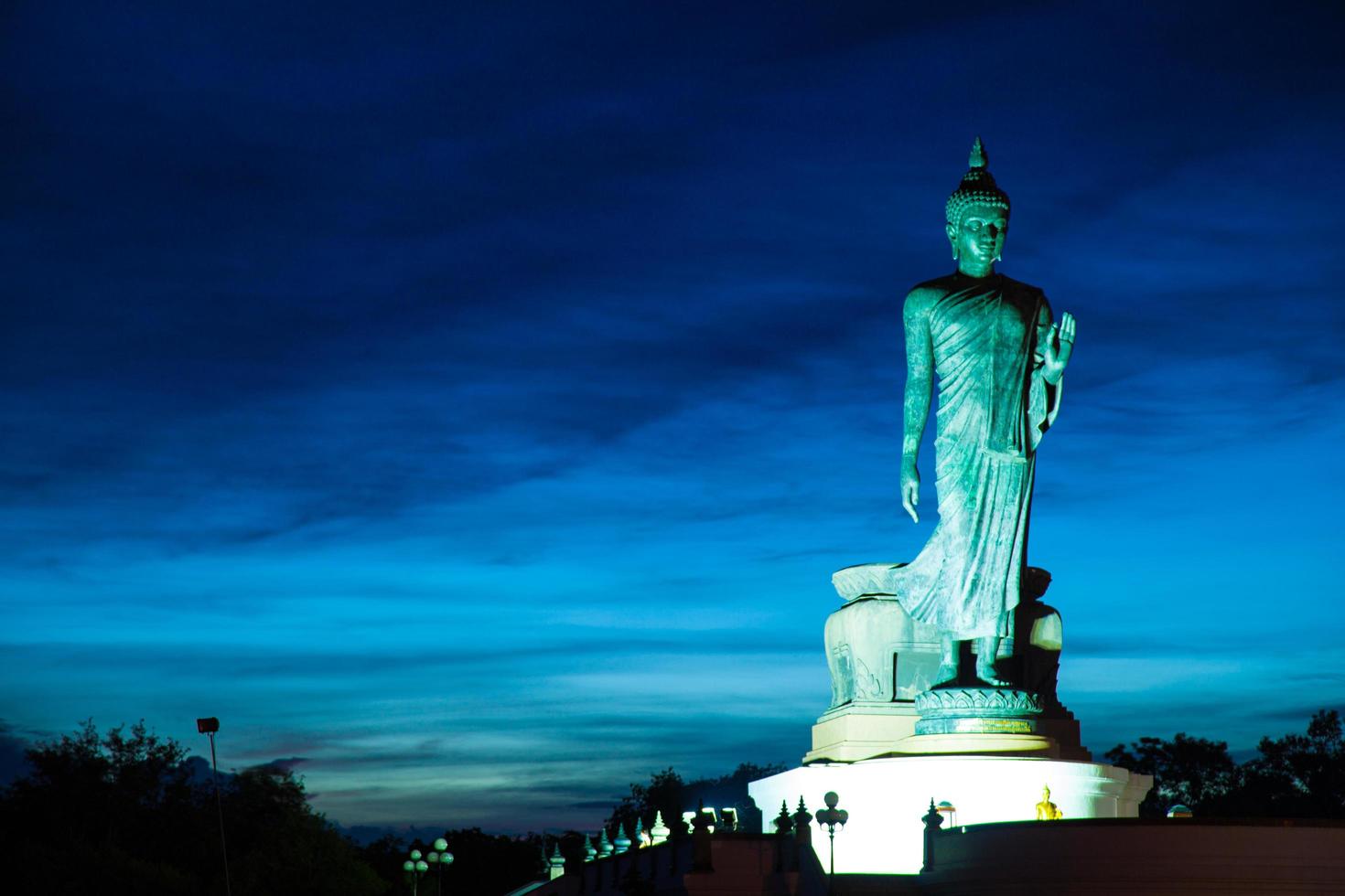 Large Buddha statue in Thailand photo