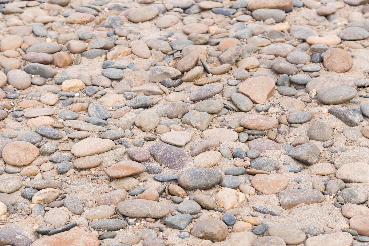 Rocks on the sand photo