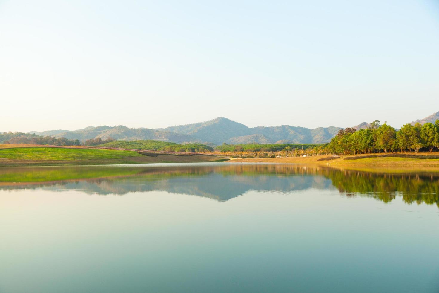 Lake in Thailand photo