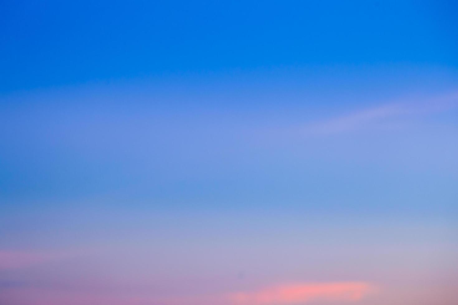 Gradient sky at sunset photo