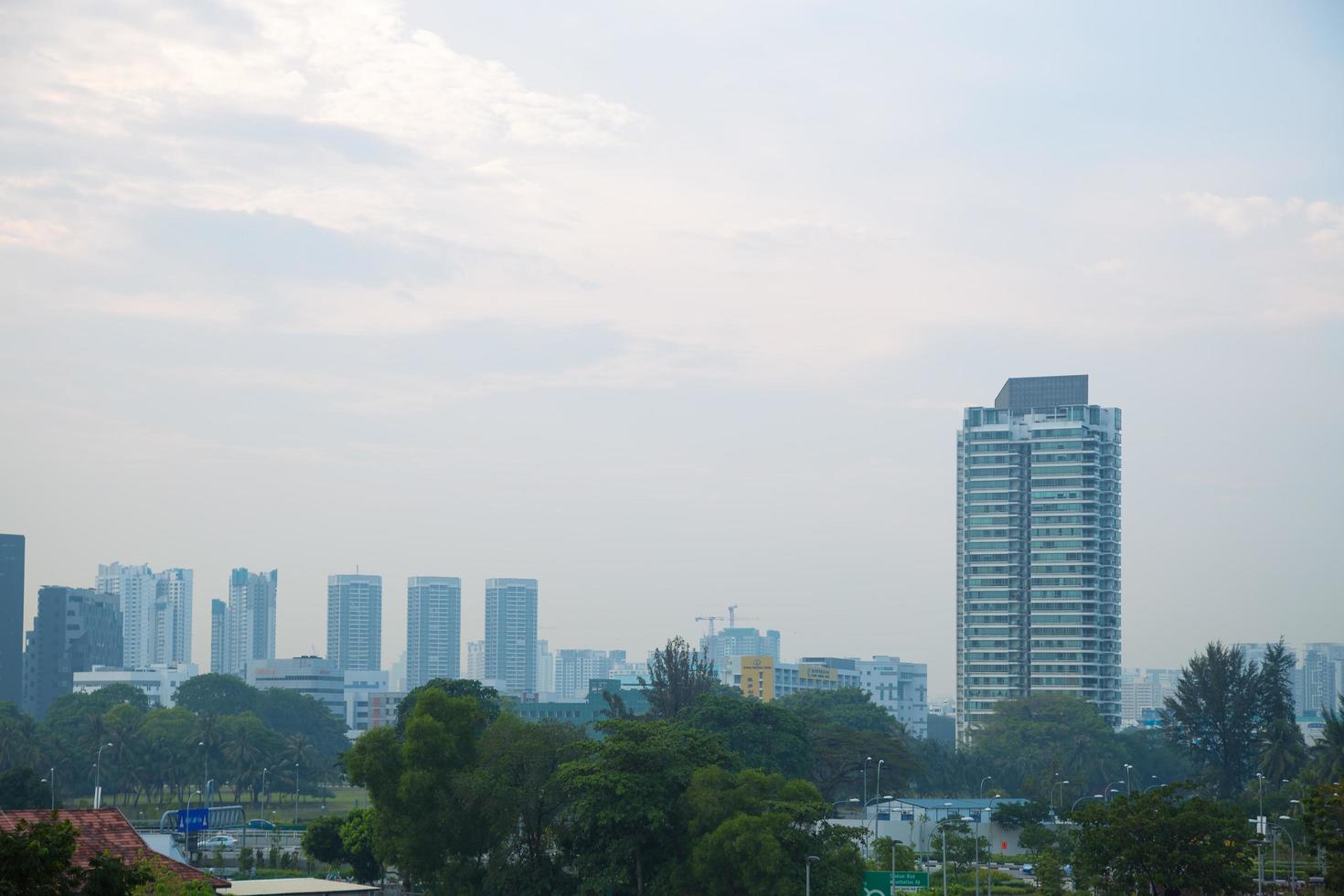 edificios de gran altura en singapur foto