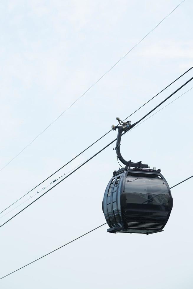 teleférico en singapur foto