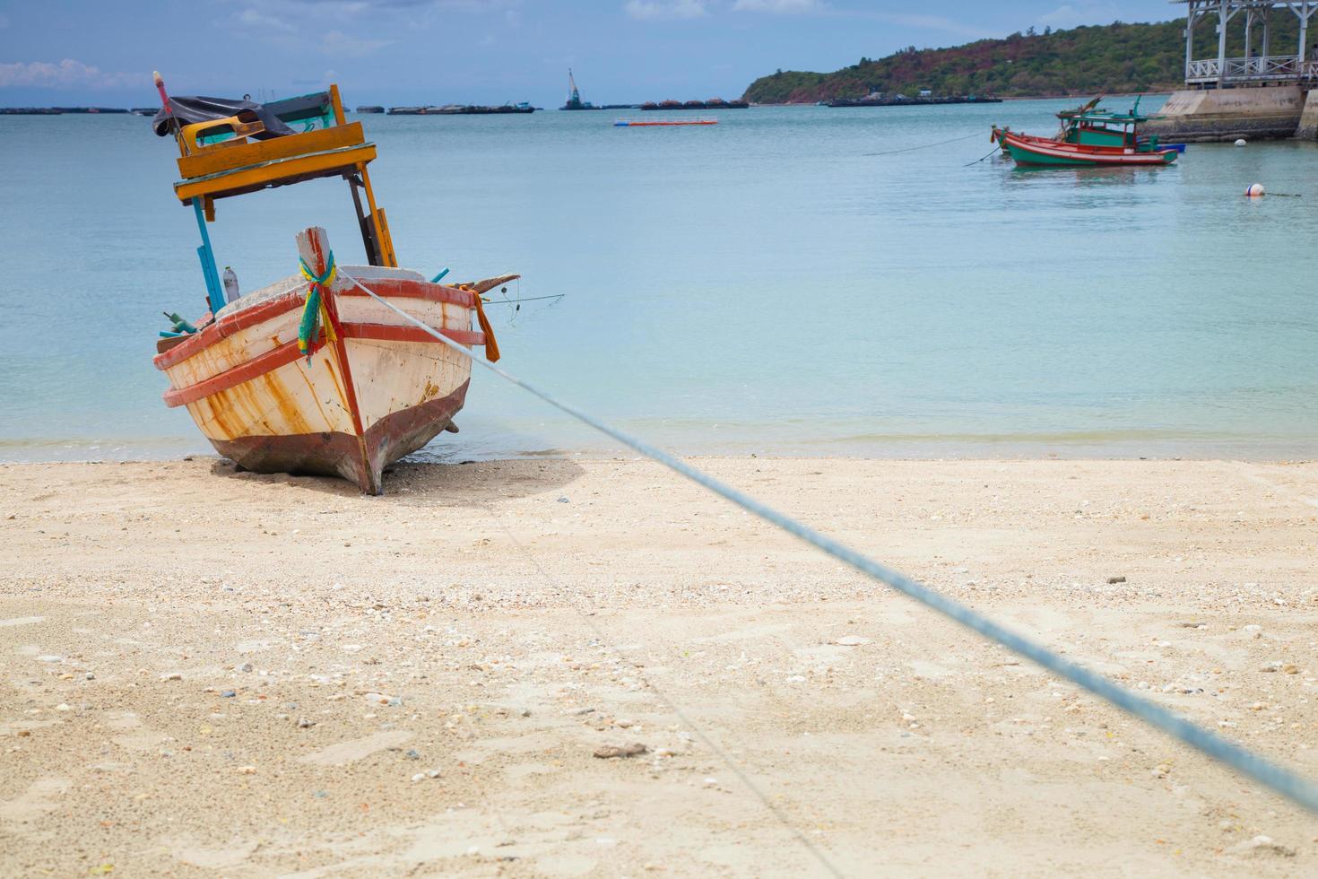 Small fishing boat photo