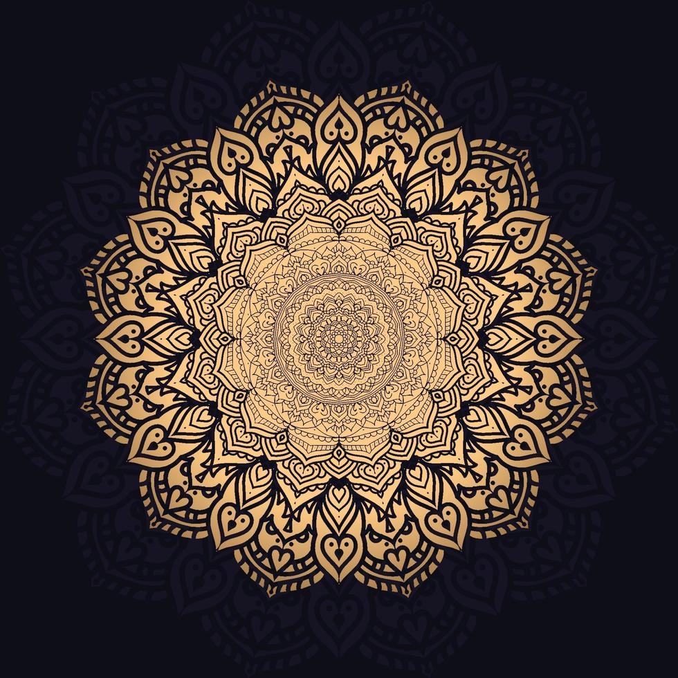 luxury mandala background vector