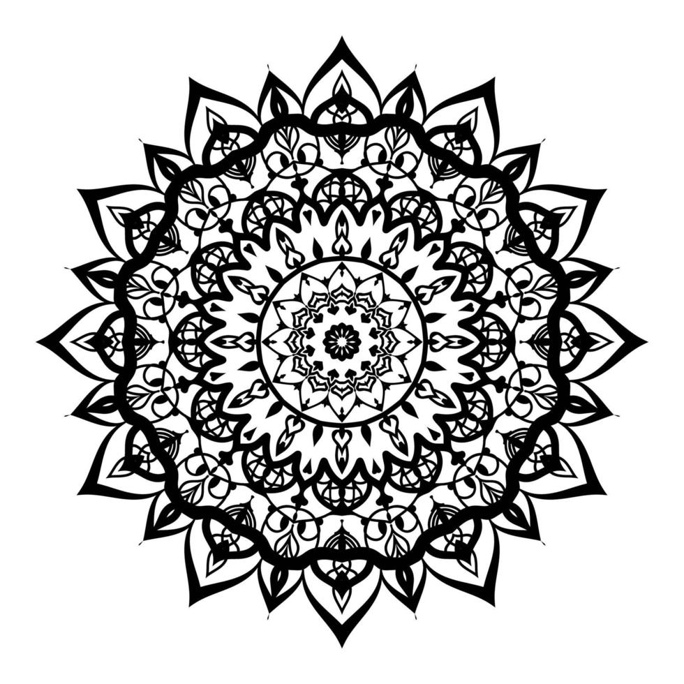 diseño de mandala de lujo vector