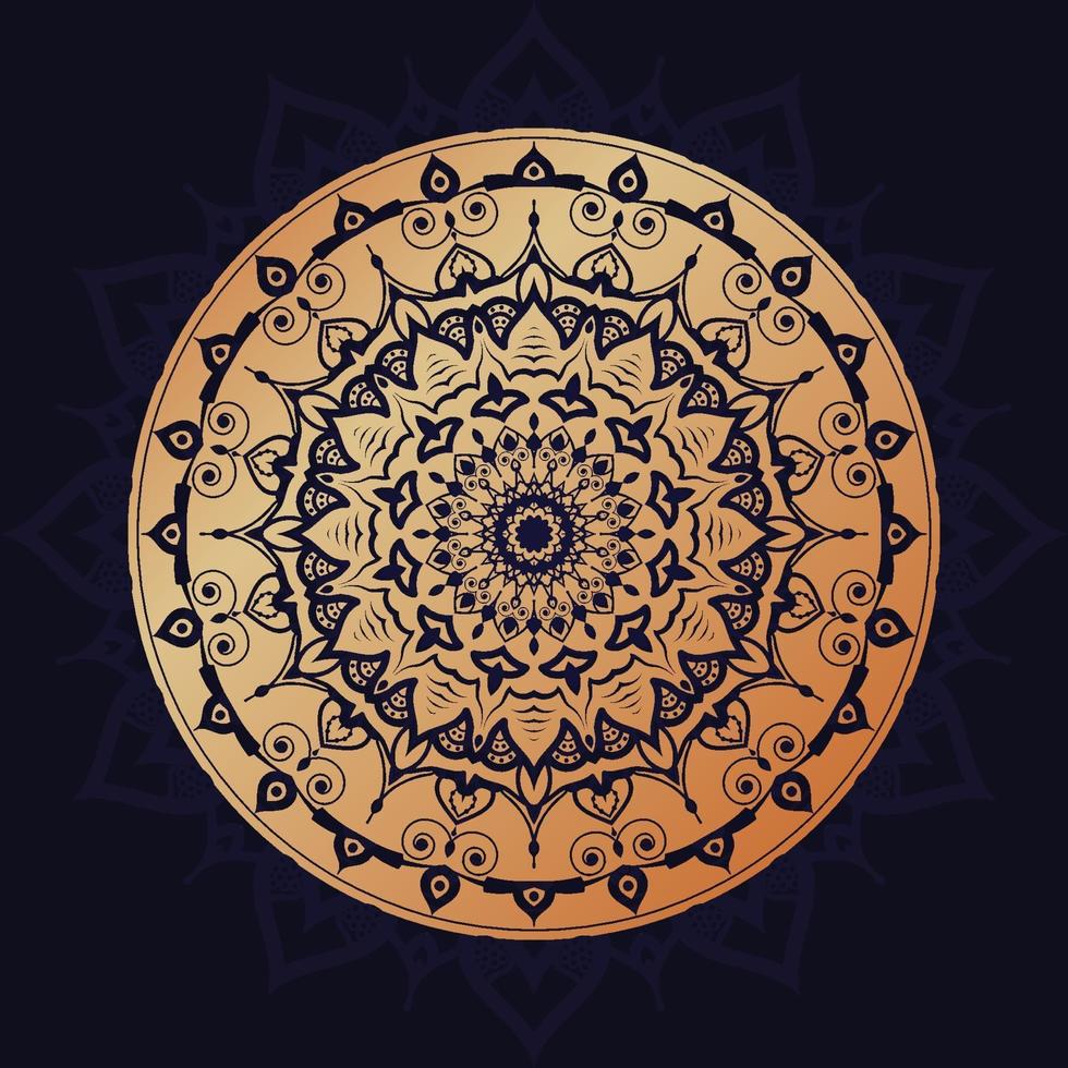 luxury mandala background vector