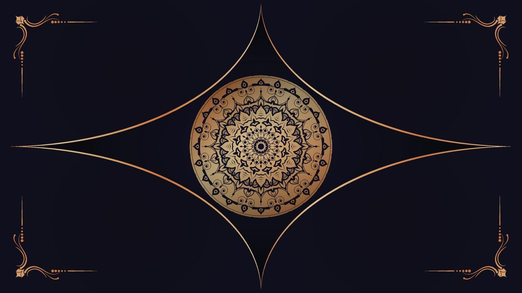 luxury mandala background vector