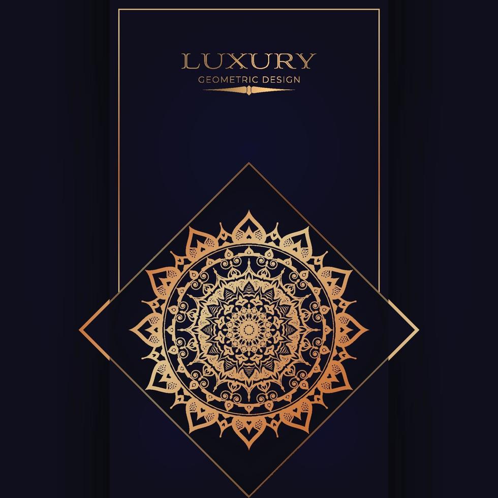 luxury mandala background vector