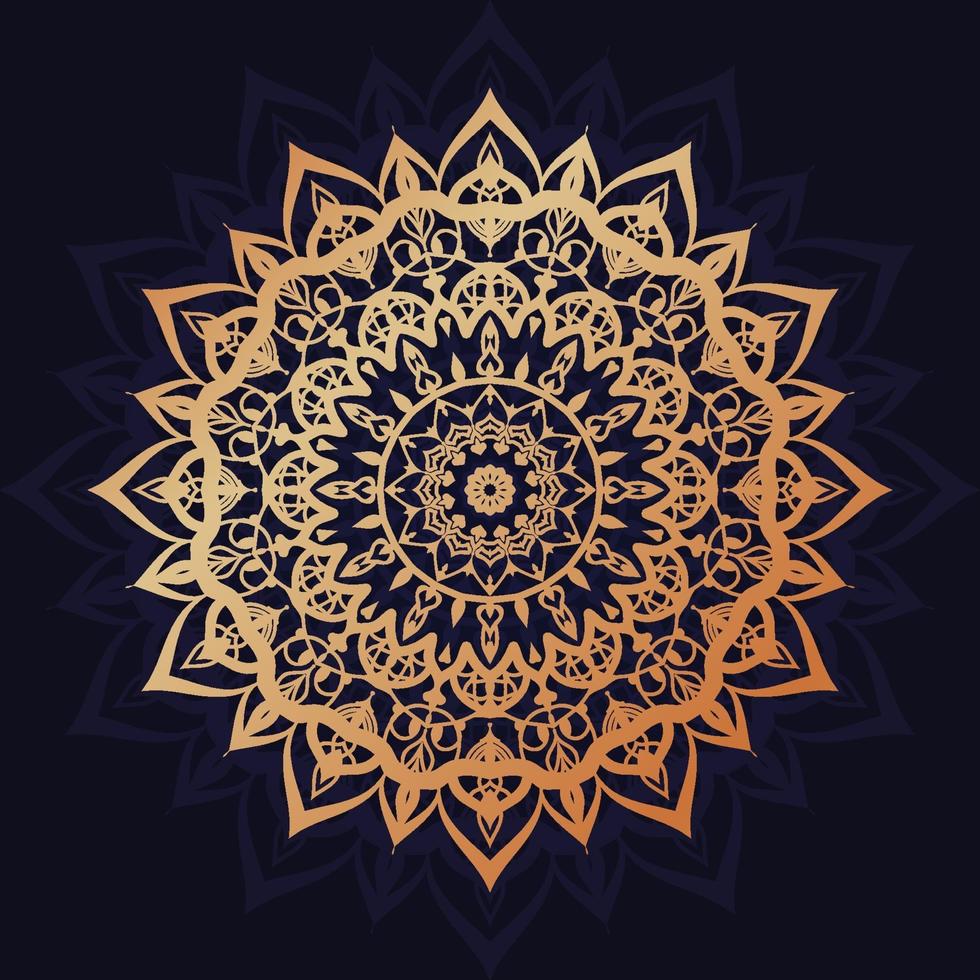 diseño de mandala de lujo vector