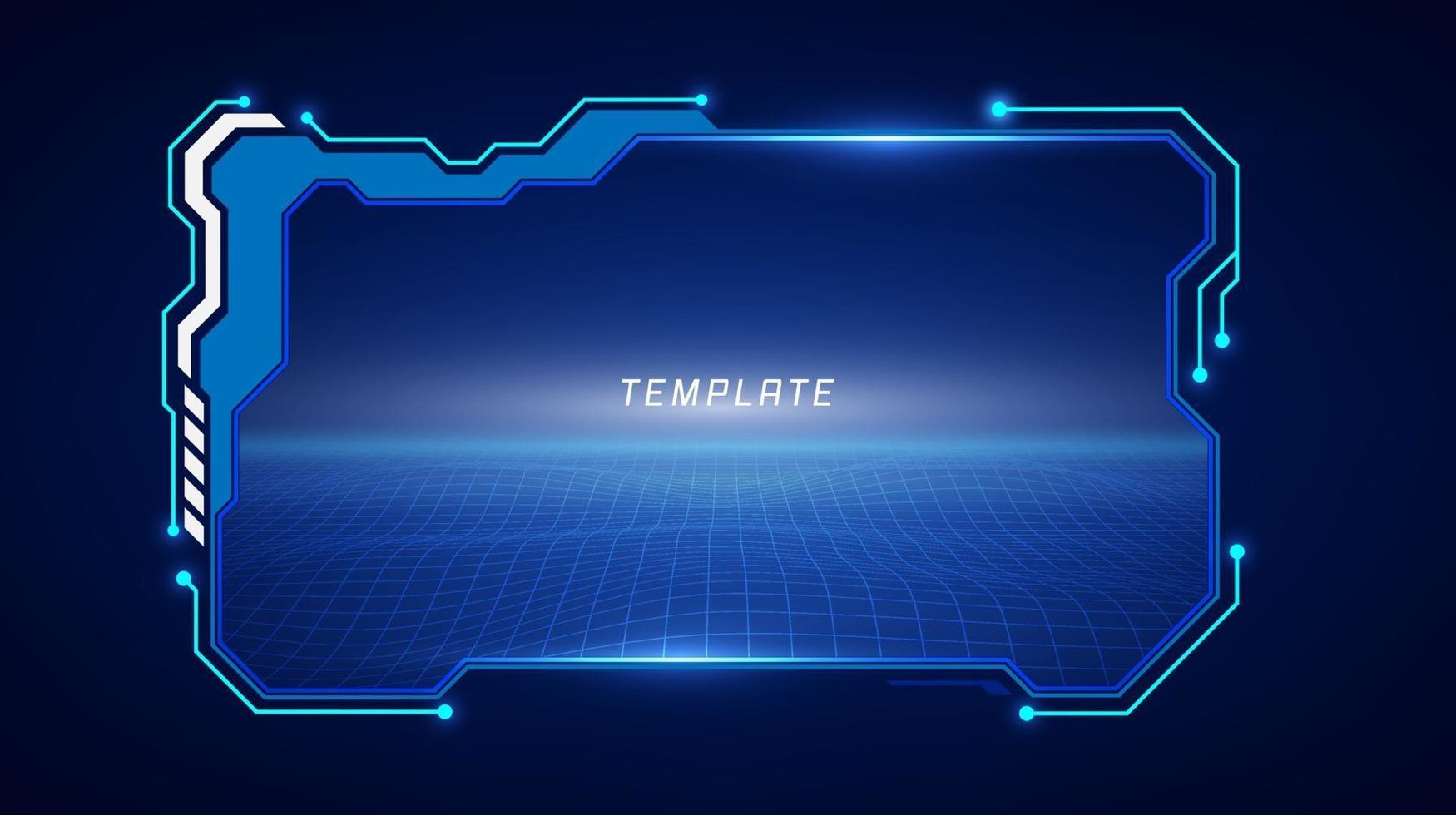 abstract hud ui gui future futuristic screen system virtual design vector