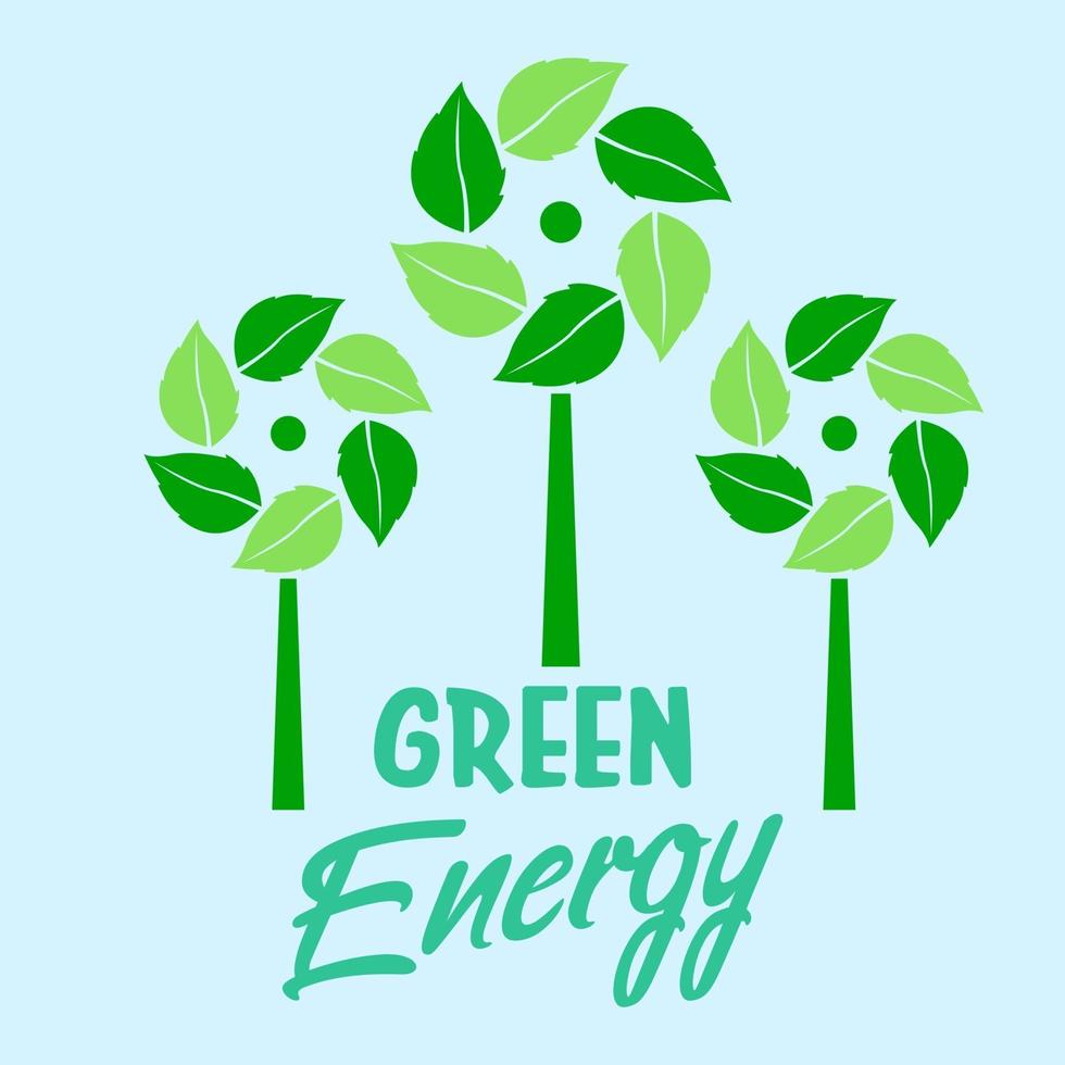 signo de energía ecológica vector