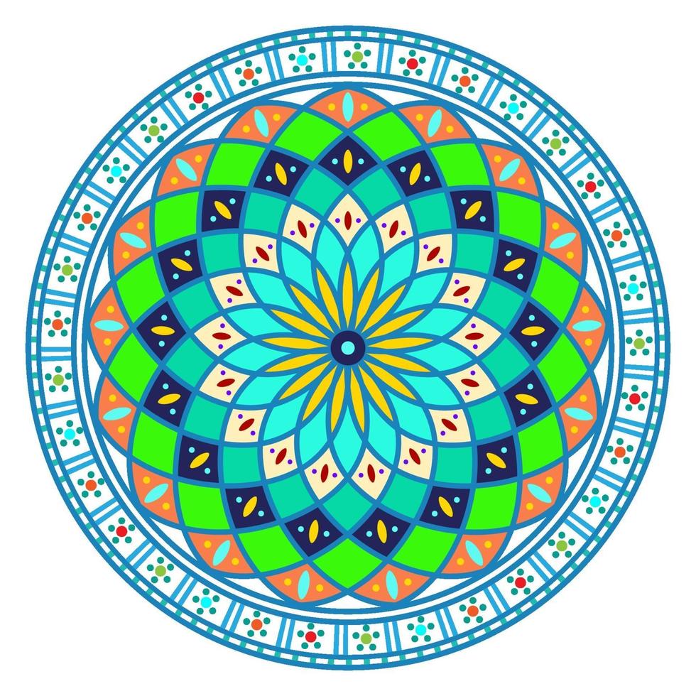 Tunisian Ornament Frame vector