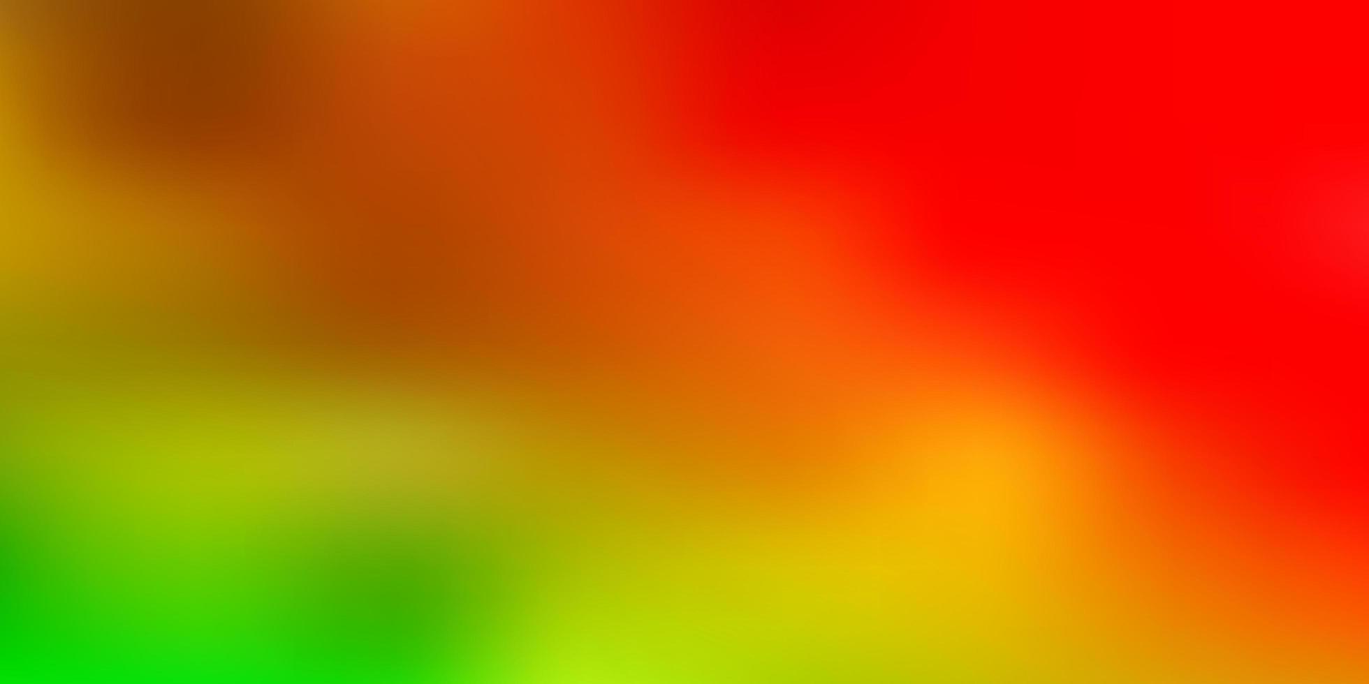 Light green, red vector abstract blur layout.