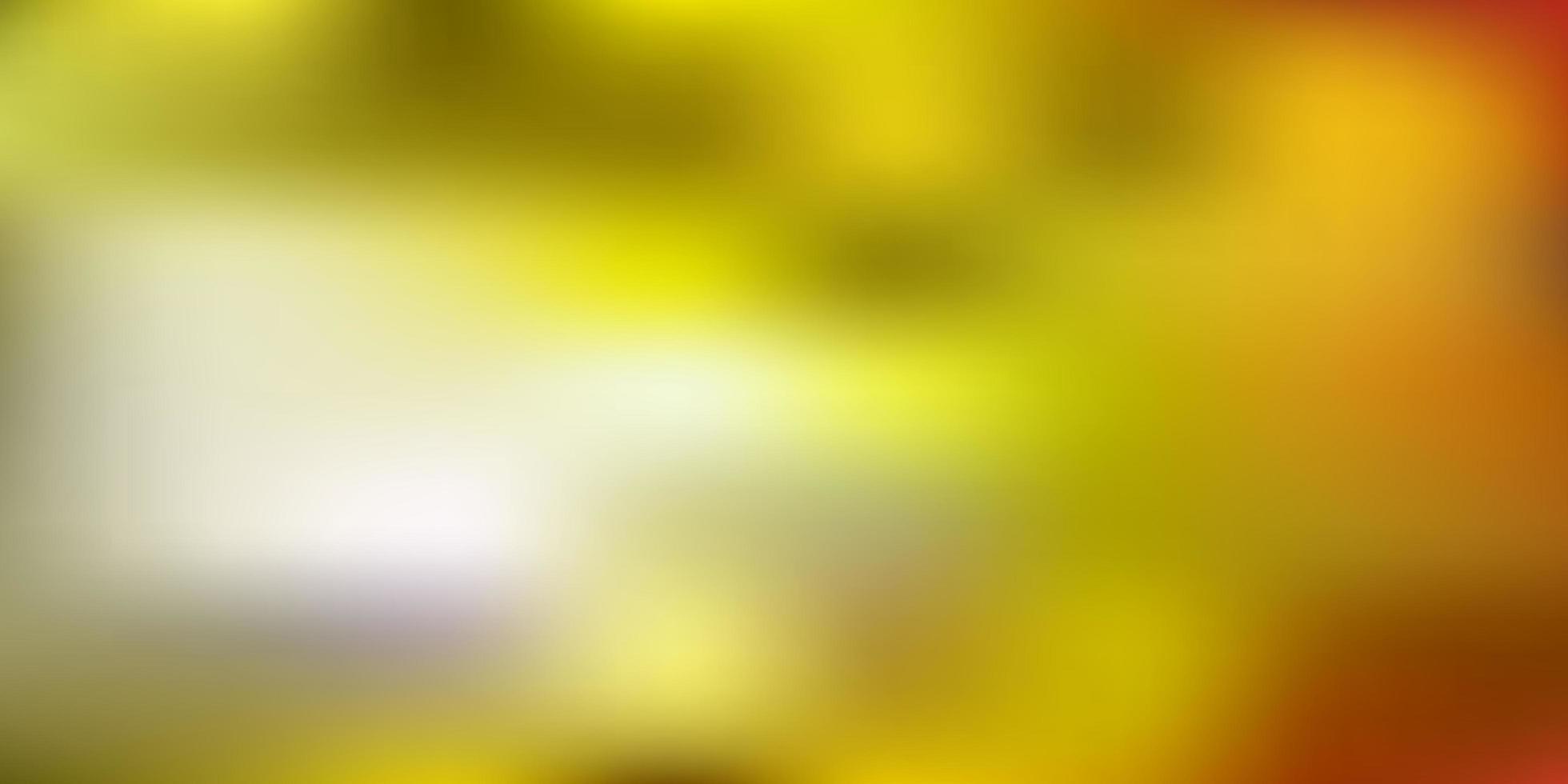 Light Yellow, Red Blurred Template vector