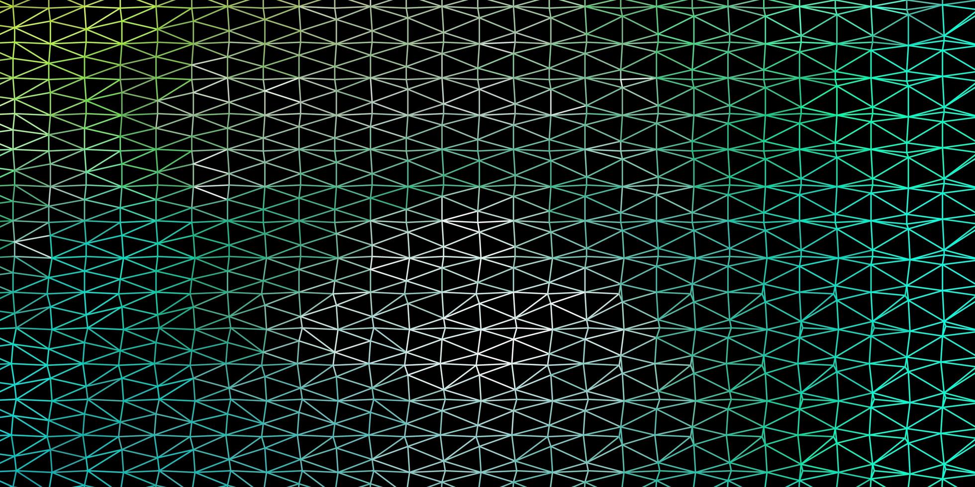 Light green vector triangle mosaic design.