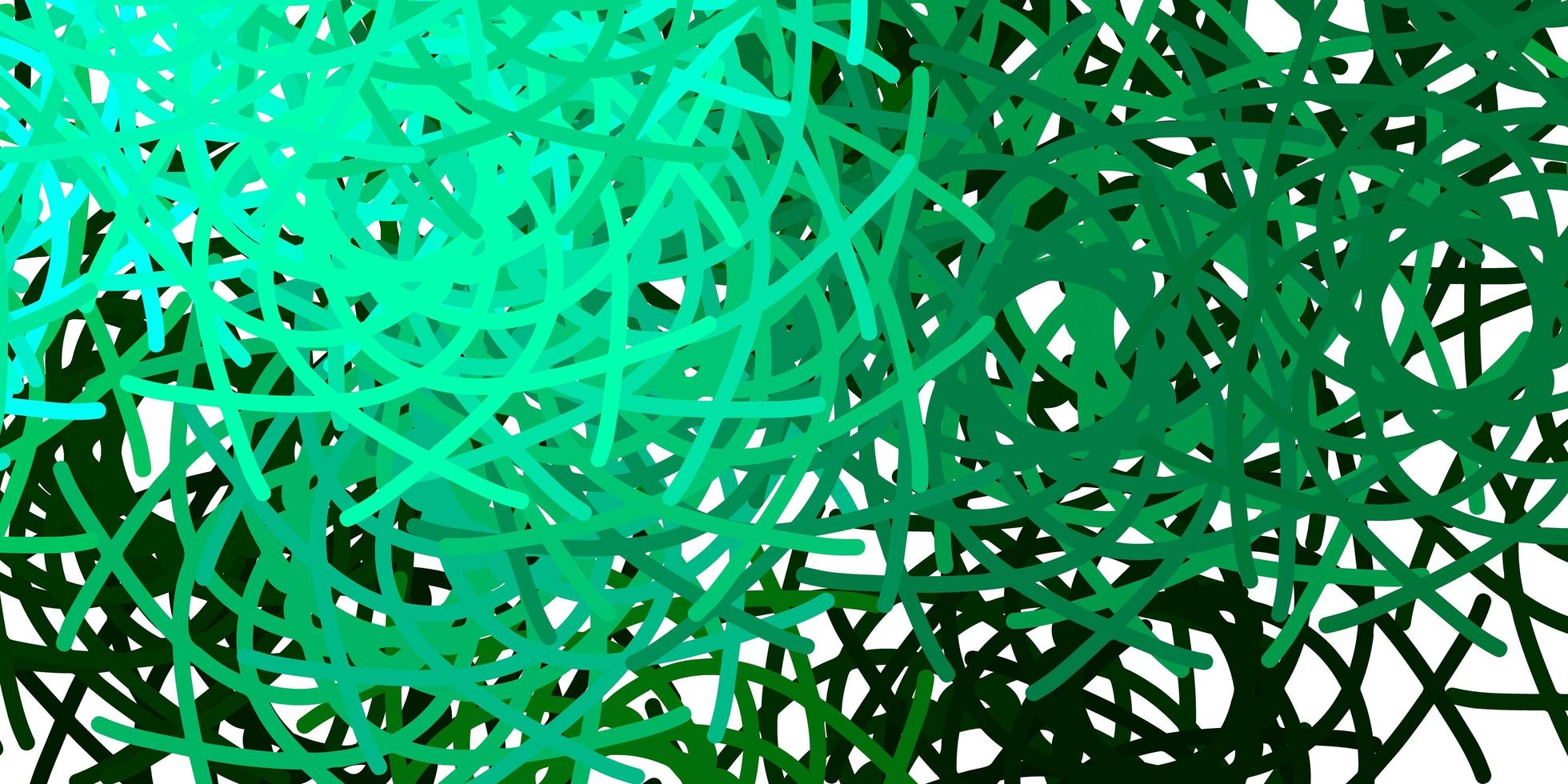 Light Green vector pattern with abstract shapes.